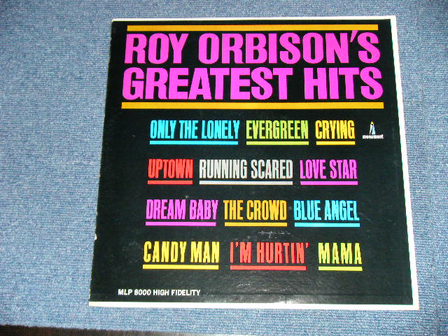 画像: ROY ORBISON - GREATEST HITS ( Ex++/Ex+ Looks:Ex+ )  /  1963 US AMERICA ORIGINAL MONO  Used LP 