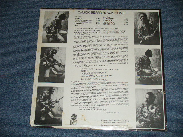 画像: CHUCK BERRY -  BACK HOME   ( SEALED ) / 1970  US AMERICA  ORIGINAL  "BRAND NEW SEALED"    LP 