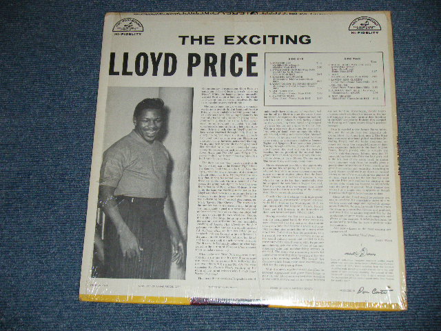 画像: LLOYD PRICE -  THE EXCITING   ( Ex+++/Ex+++ : with Shrink wrap  )  / 1959 US AMERICA ORIGINAL MONO Used LP 