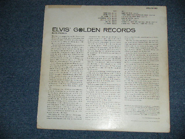 画像: ELVIS PRESLEY -  ELVIS' GOLDEN RECORDS (Ex+++/Ex+++) /  US AMERICA REISSUE "BLACK Label" Used LP