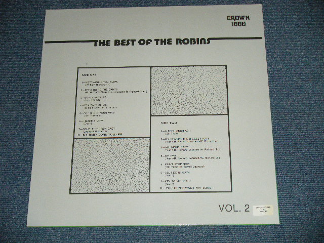 画像: THE ROBINS - THE BEST OF VOL.2  ( NEW  )  / 1980's SWEDEN  "Brand New" LP