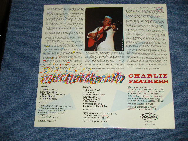 画像: CHARLIE FEATHERS - WILD WILD PARTY ( NEW )  /1987 UK ENGLAND "BRAND NEW" LP 