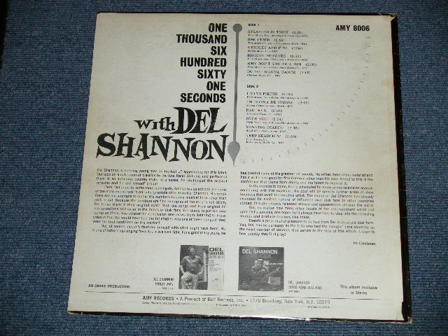 画像: DEL SHANNON -  ONE THOUSAND SIX HUNDRED SIXTY ONE SECONDS (1,661 Seconds) ( Ex+/Ex++) / 1965 US AMERICA ORIGINAL STEREO Used LP