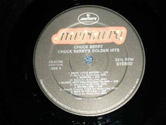 画像: CHUCK BERRY - GOLDEN HITS ( MINT/MINT ) /   US AMERICA   REISSUE Used LP 