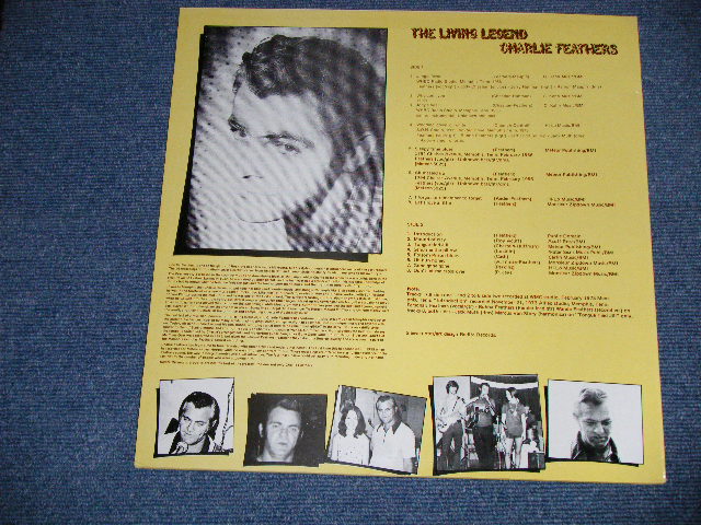画像: CHARLIE FEATHERS - LIVING LEGEND  ( NEW )  /1988 EUROPE "BRAND NEW" LP 
