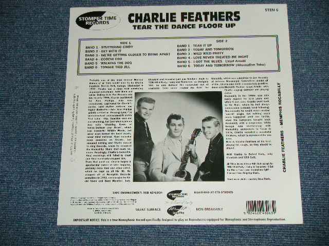 画像: CHARLIE FEATHERS - MEMPHIS ROCKABILLY : ORIGINAL RECORDINGS ( NEW )  /  UK ENGLAND  "BRAND NEW" 10" LP 