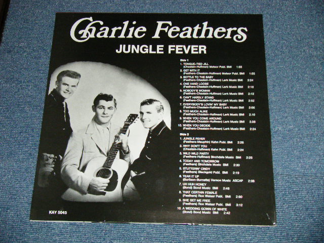 画像: CHARLIE FEATHERS - JUNGLE FEVER : ORIGINAL RECORDINGS ( NEW )  /  EUROPE "BRAND NEW" LP 