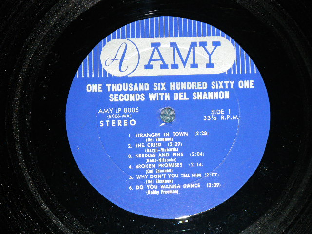 画像: DEL SHANNON -  ONE THOUSAND SIX HUNDRED SIXTY ONE SECONDS (1,661 Seconds) ( Ex+/Ex++) / 1965 US AMERICA ORIGINAL STEREO Used LP