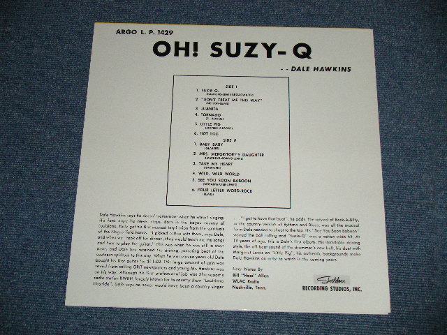 画像: DALE HAWKINS - OH! SUZY-Q  ( NEW)  /  EUROPE REISSUE "BRAND NEW" LP 