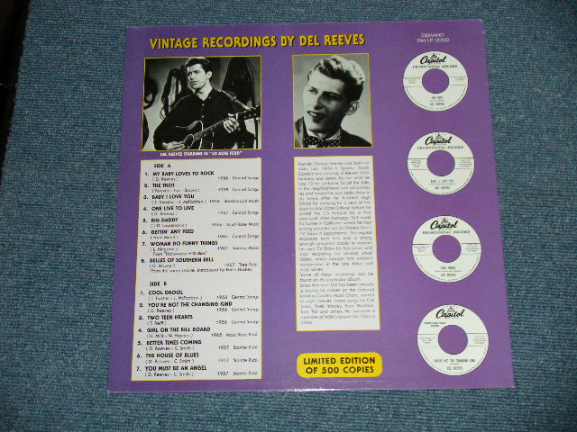 画像: DEL REEVES - MY BABY LIKES TO ROCK & ROLL  ( NEW)  /  EUROPE Limited 500 Copies REISSUE "BLUE WAX  VINYL"  "BRAND NEW" LP 