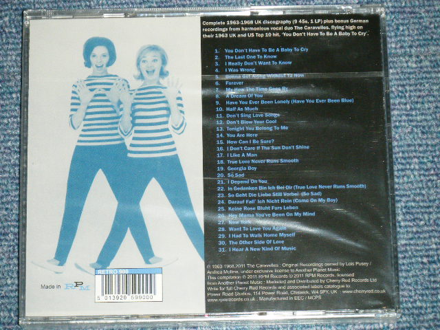 画像: THE CARAVELLES - YOU DON'T HAVE TO BE A BABY TO CRY: The COMPLETE CARAVELLES 1963-168 ( SEALED )  / 2011 UK ENGLAND ORIGINAL "Brand New SEALED" CD  