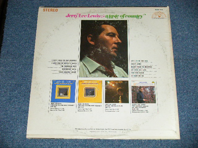 画像: JERRY LEE LEWIS - A TASTE OF COUNTRY  ( Ex-/Ex++ : Large Warp )  / 1970 US AMERICA  ORIGINAL Used LP 70