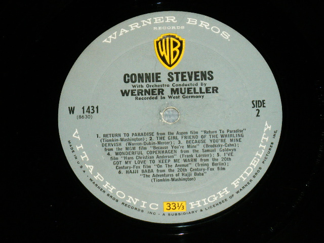 画像: CONNIE STEVENS - FROM ME TO YOU ( Ex/Ex++ Looks:Ex+ ) / 1962 US AMERICA ORIGINAL MONO Used LP  