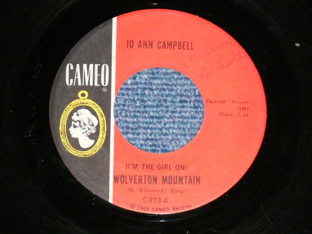 画像1: JO ANN CAMPBELL - WOLVERTON MOUNTAIN : SLOOPY JOE  ( Ex/Ex  Looks:Ex-, WOL  )  / 1960 US AMERICA ORIGINAL   Used 7" SINGLE 