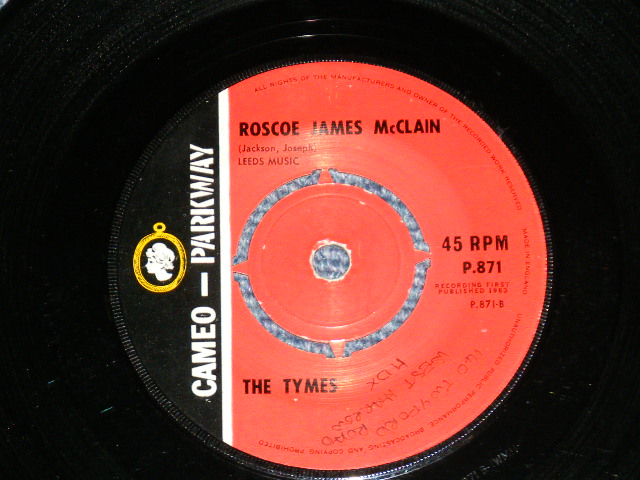 画像: THE TYMES - SO MUCH IN LOVE : ROSCOE JAMES McCLAIN ( Ex/Ex  WOL) / 1963 UK ENGLAND  ORIGINAL  Used 7" SINGLE 