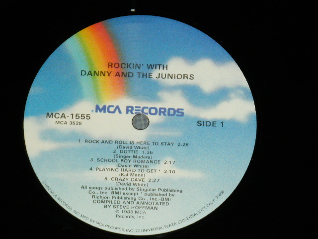 画像: DANNY and The JUNIORS -  ROCKIN' WITH DANNY and The JUNIORS : COLLECTABLES (10 TRACKS)  ( Ex+++/MINT- )  / 1983 US AMERICA  Used LP 