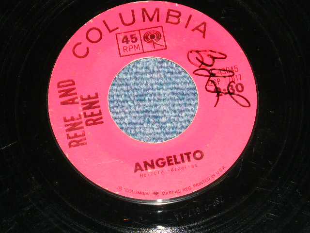 画像1: RENE AND RENE - ANGELITO / WRITE ME SOON (DREAMY TEEN-POP) ( Ex+/Ex+ : WOL)  / 1964 US AMERICA  ORIGINALUsed  7" SINGLE  