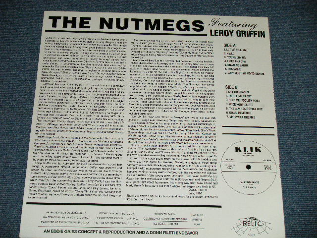画像: THE NUTMEGS - FEATURING LEROY GRIFFIN (RARE COVER PHOTO)  ( NEW  )  / 1988? US AMERICA  "Brand New" LP 