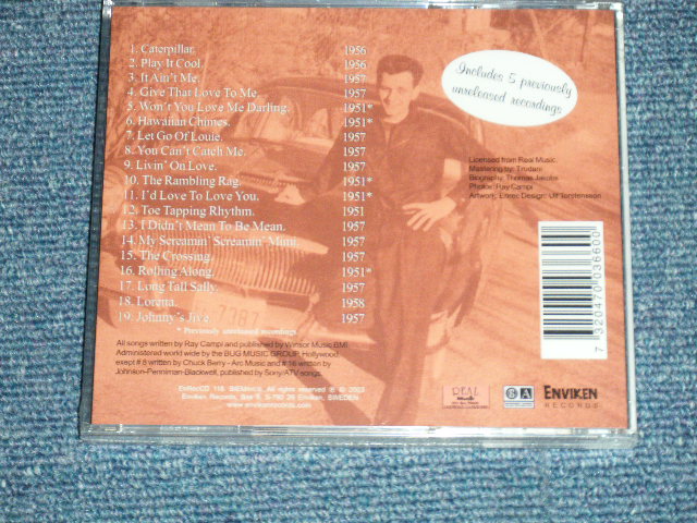 画像: RAY CAMPI - THE ROAD TO ROCKABILLY 1951-1958 (SEALED)  / 2003  SWEDEN  ORIGINAL "Brand new SEALED" CD 