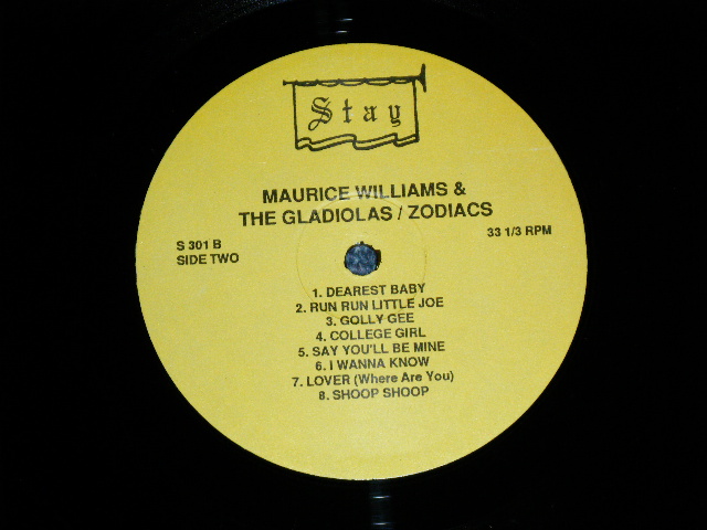 画像: MAURICE WILLIAMS & THE GLADIOLAS/ZODIACS   - LITTLE DARLIN'  ( NEW  )  / 1980's? or 1990's?   EUROPE?  "Brand New" LP 