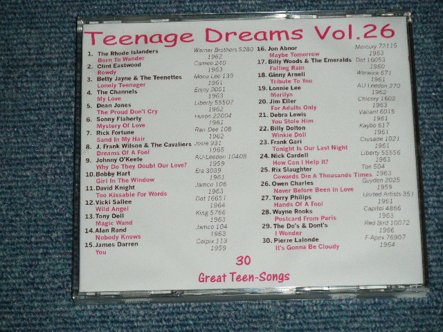 画像: V.A. (VARIOUS ARTISTS) OMNIBUS - TEEN-AGE TEENAGAE DREAMS VOL.26 ( NEW)  /  GERMAN? ORIGINAL "BRAND NEW"  CD-R