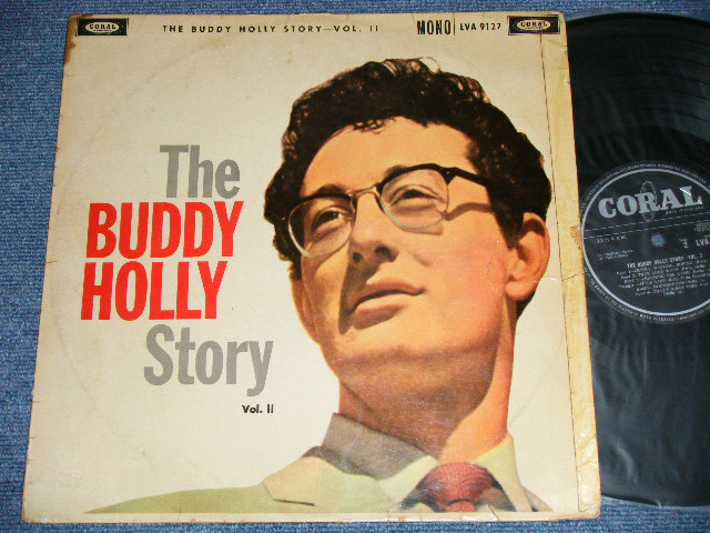 画像1: BUDDY HOLLY  - The BUDDY HOLLY STORY VOL.2  (Matrix # 1A/2B) (Ex-,VG++/Ex-)  / 1959 UK ENGLAND ORIGINAL 1st Press "BLACK LABEＬ”   MONO  Used LP  
