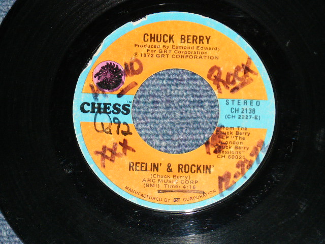 画像1: CHUCK BERRY - REELIN' & ROCKIN' : LET'S BOOGIE ( Ex+ Looks:Ex-/Ex+  WOL)  / 1972 US AMERICA ORIGINAL Used 7" inch SINGLE 
