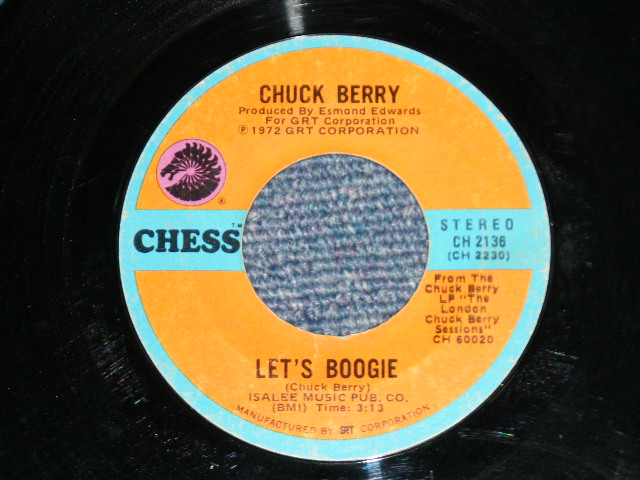 画像: CHUCK BERRY - REELIN' & ROCKIN' : LET'S BOOGIE ( Ex+ Looks:Ex-/Ex+  WOL)  / 1972 US AMERICA ORIGINAL Used 7" inch SINGLE 