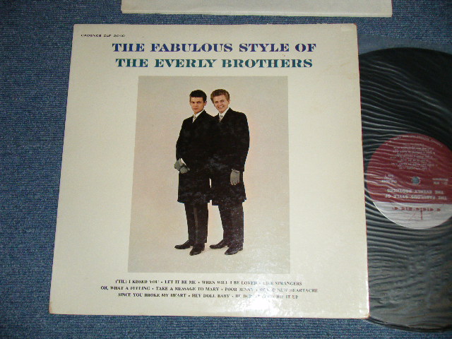 画像1: THE EVERLY BROTHERS - The FABULOUS STYLE OF The EVERLY BROTHERS (Matrix #    A) L90P-2201 ▵2561   B) L90P-2202 ▵2561-x)(Ex++/Ex-  Looks:VG++)  / 1963 US ORIGINAL "MAROON Label" MONO Used LP  