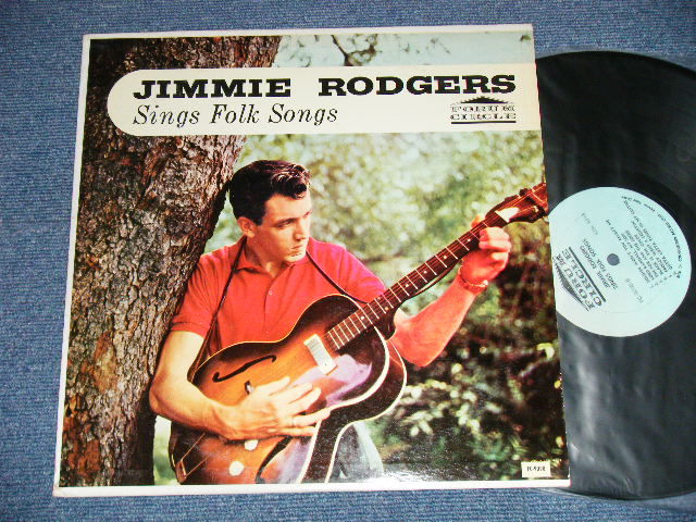 画像1: JIMMIE RODGERS -  SINGS FOLK SONGS ( Ex+/Ex+) / 1960's US AMERICA  "REISSUE"  "LIGHT BLUE Label"  Used  LP  