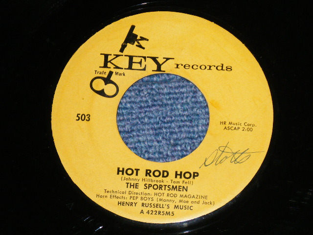 画像1: The SPORTSMEN - HOT ROD HOP : OOH PRETTY BABY  .(Ex++/Ex++  WOL ) / 1955 US AMERICA ORIGINAL Used 7" Single 