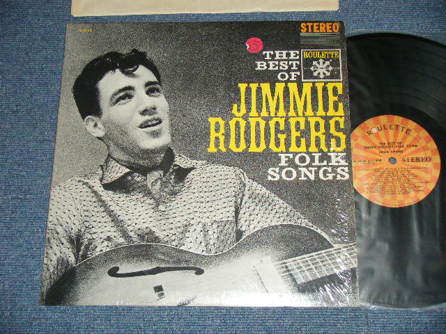 画像1: JIMMIE RODGERS -  The BEST OF JIMMIE RODGERS FOLK SONGS ( MINT-/MINT-) / 1963 US AMERICA ORIGINAL "ORANGE & YELLOW TARGET  Label"  STEREO Used  LP  