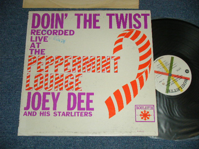 画像1: JOEY DEE AND HIS STARLITERS - DOIN' THE TWIST RECORDED LIVE AT THE  AT THE PEPPERMINT LOUNGE (Ex+/Ex+ Looks:Ex++)  / 1961 US AMERICA ORIGINAL MONO Used  LP  