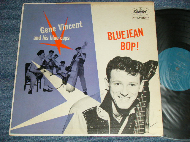 画像1: GENE VINCENT -  BLUEJEAN BOP! ( Ex++/Ex++ Looks: Ex+++ ESDSAP, TapeSeam  ) / 1957 US AMERICA ORIGINAL 1st Press"TURQUOISE Label"  MONO Used LP 