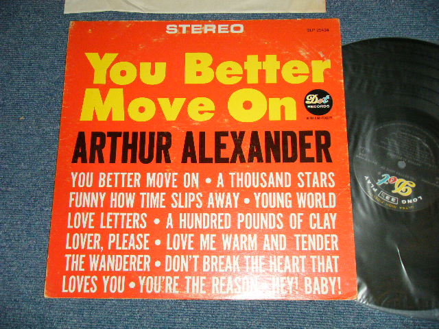画像1: ARTHUR ALEXANDER - YOU BETTER MOVE ON (Ex+/Ex+++) / 1963 US AMERRICA ORIGINAL "STEREO" Used LP 