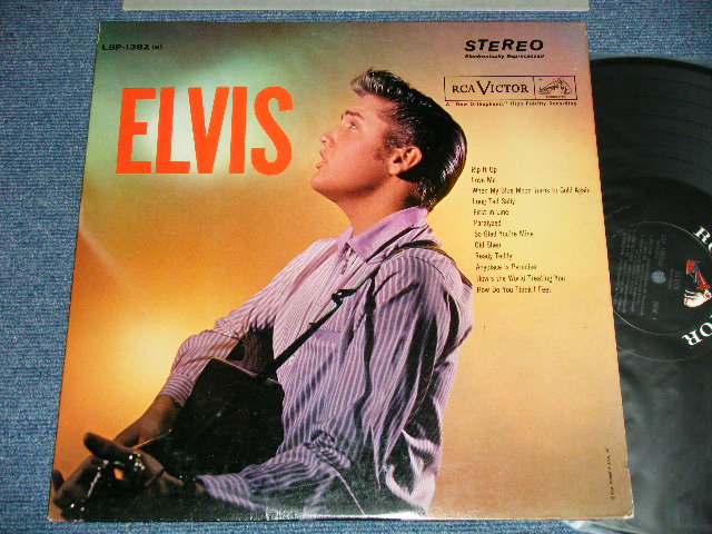 画像1: ELVIS PRESLEY -  ELVIS (  Matrix #  A) M2 PV 4729-1S     B)M2 PV 4730-1S ) ( Ex+++/Ex+++) / 1963-64 Version  US AMERICA   2nd Press   "WHITE RCA VICTOR logo on Top & STEREO at BOTTOM  Label"   STEREO Used LP
