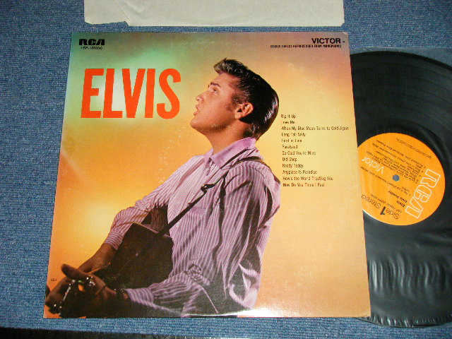 画像1: ELVIS PRESLEY -  ELVIS (  Matrix #  A) M2 PV 4729-3S     B)M2 PV 4730-3S ) ( Ex++/MINT-) / 1969-71 Version  US AMERICA  REISSUE "ORANGE Label" STEREO Used LP