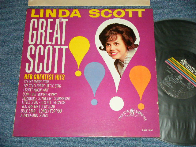 画像1: LINDA SCOTT - GREAT SCOTT! HER GREATEST HITS ( Ex+, Ex/Ex-) / 1962 US AMERICA ORIGINAL MONO Used LP 