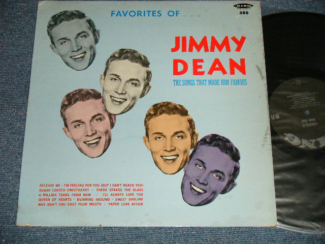 画像1: JIMMY DEAN - FAVORITES OF JIMMY DEAN  ( Ex/Ex+++ Looks:MINT-)  / 1961 US AMERICA ORIGINAL MONO  Used LP 