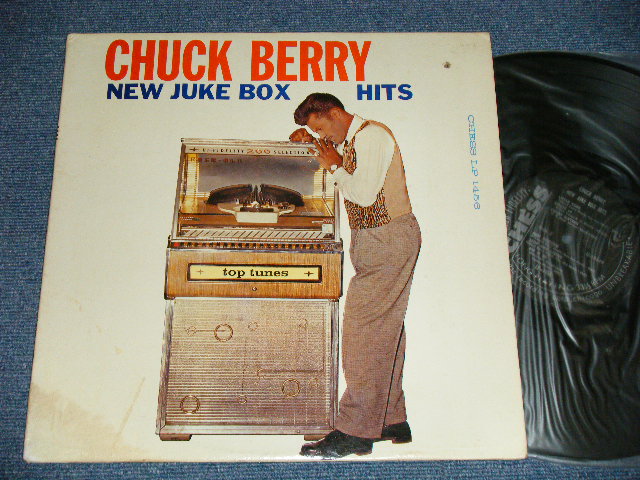 画像1: CHUCK BERRY - NEW JUKE BOX HITS   (Ex+/Ex++ Looks:Ex+, Ex+++ B-3:Ex+  BB wtrdmg)  /1961 US AMERICA ORIGINAL      1st Press "BLACK with SILVER Print Label" "HEAVY Weight" MONO Used LP