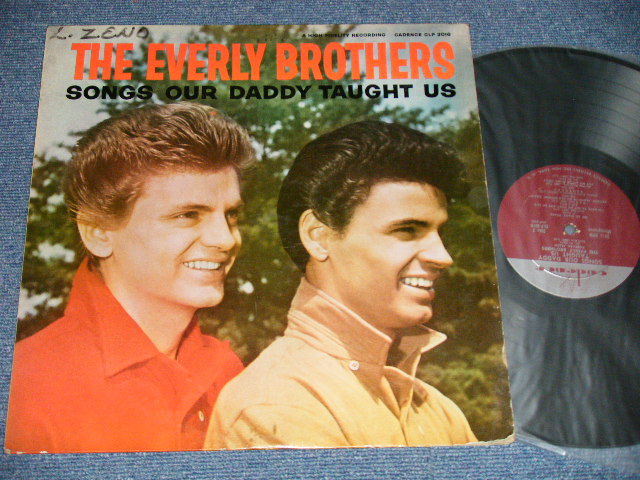 画像1: The EVERLY BROTHERS - SONGS OUR DADDY TAUGHT US (Ex+/Ex++ WOFC) / 1958 US ORIGINAL 1st Press "MAROON Label With METRONOME Logo" :MONO Used LP  , EDGE SPLIT