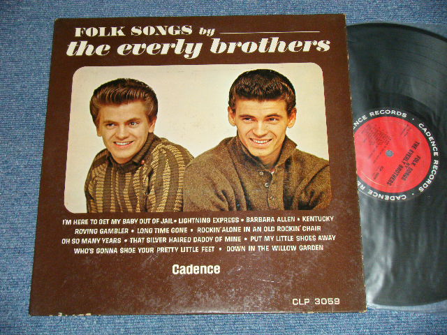 画像1: The EVERLY BROTHERS - FOLK SONGS BY (Reissue of SONGS OUR DADDY TAUGHT US) (Ex++/Ex) / 1963 US ORIGINAL "RED with BLACK RING Label" :MONO Used LP