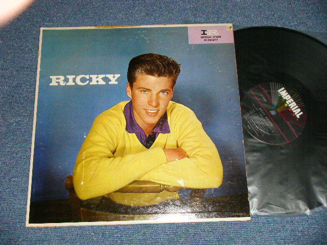 画像1: RICKY NELSON - RICKY ( Debut Album from IMPERIAL) ( Ex, Ex-/Ex++) / 1957 US AMERICA ORIGINAL 1st Press " Black with STAR on TOP Label " MONO Used LP 