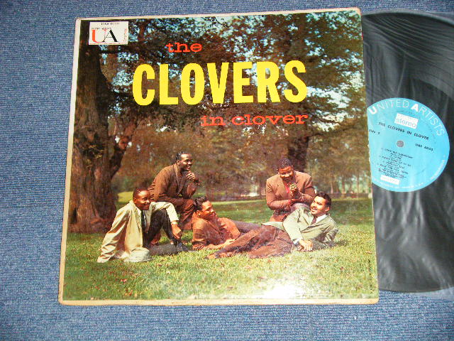 画像1: THE CLOVERS - THE CLOVERS IN CLOVER (Ex+/Ex++ EDSP) / 1959 US AMERICA ORIGINAL 1st Press "BLUE Label" STEREO Used LP 