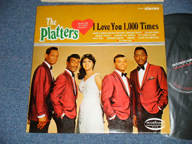 画像1: THE PLATTERS -  I LOVE YOU 1,000 TIMES  (Ex+/Ex+ SWOFC  )  / 1966 US AMERICA ORIGINAL STEREO Used  LP  