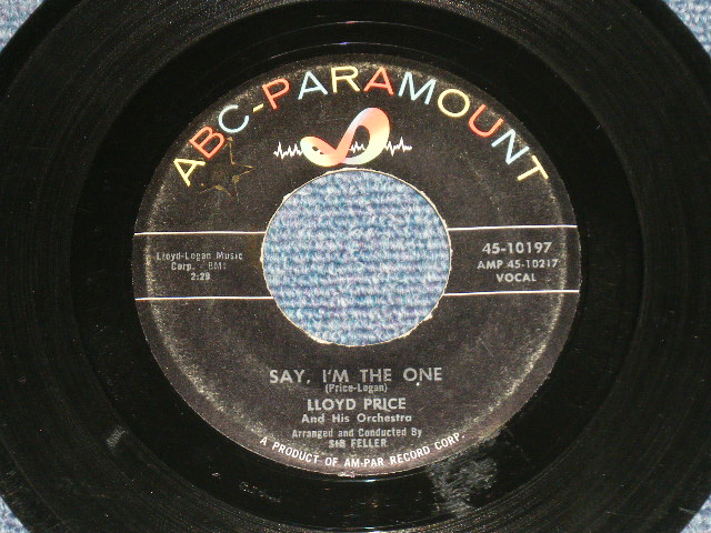 画像: LLOYD PRICE - A) WONT'CHA COME HOME B) COME INTO MY HEART (Ex+/Ex+)  / 1960 US AMERICA ORIGINAL Used  7" SINGLE  