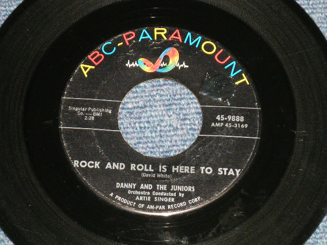 画像1: DANNY and The JUNIORS - ROCK AND ROLL IS HERE TO STAY : SCHOOL BOY ROMANCE   (Ex+/Ex+ )   / 19578 US AMERICA ORIGINAL Used 7" Single 