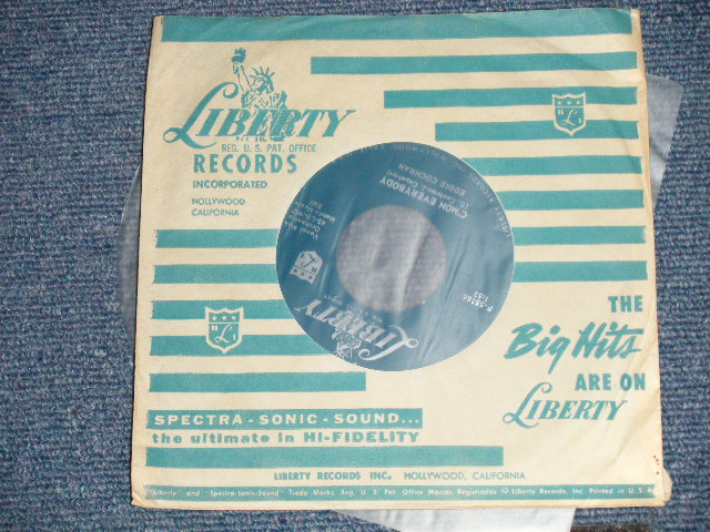 画像1: EDDIE COCHRAN - C'MON EVERYBODY : DON'T EVER LET ME GO ( MINT-/MINT-) / 1958 US AMERICA ORIGINAL Used 7" Single  