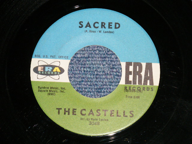 画像1: The CASTELLS - SACRED / I GET DREAMY   ( Ex+/Ex+ ) / 1961 US AMERICA  ORIGINAL Used 7" SINGLE 
