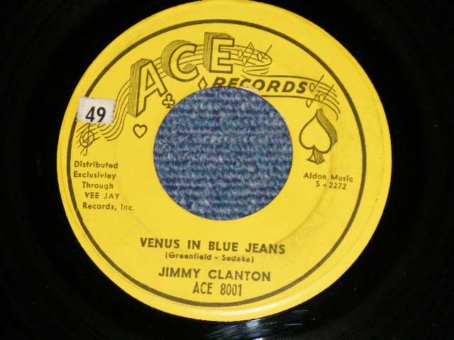 画像1: JIMMY CLANTON  - VENUS IN BLUE JEANS : HIGHWAY BOUND  (Ex+/Ex+ STOL )   / 1962 US AMERICA ORIGINAL   Used 7" SINGLE 